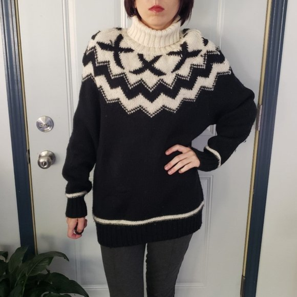 Vintage‎ 90s ESPRIT Wool Turtleneck Sweater